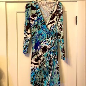 Vibrant turquoise / blue Emilio Pucci dress